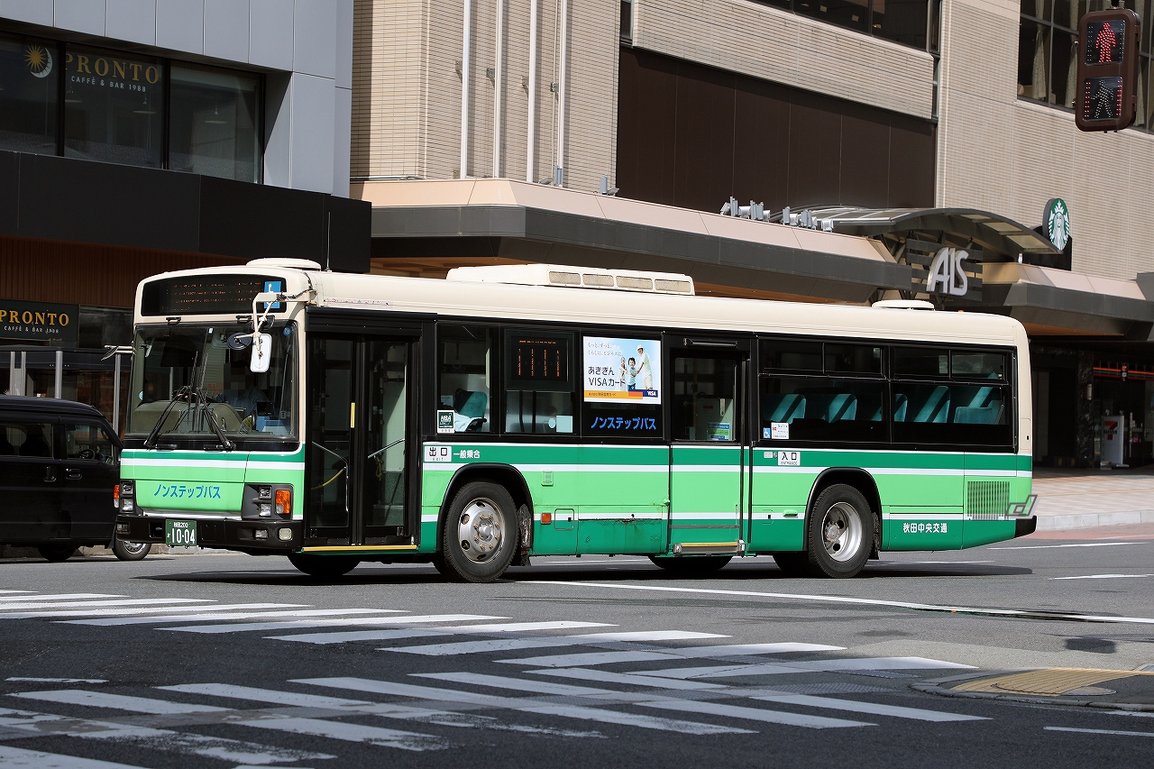 秋田中央交通 （秋田200か 1004） ｜バス道楽｜